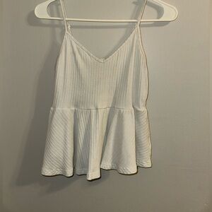 SHEIN Cream Ribbed Knitwear